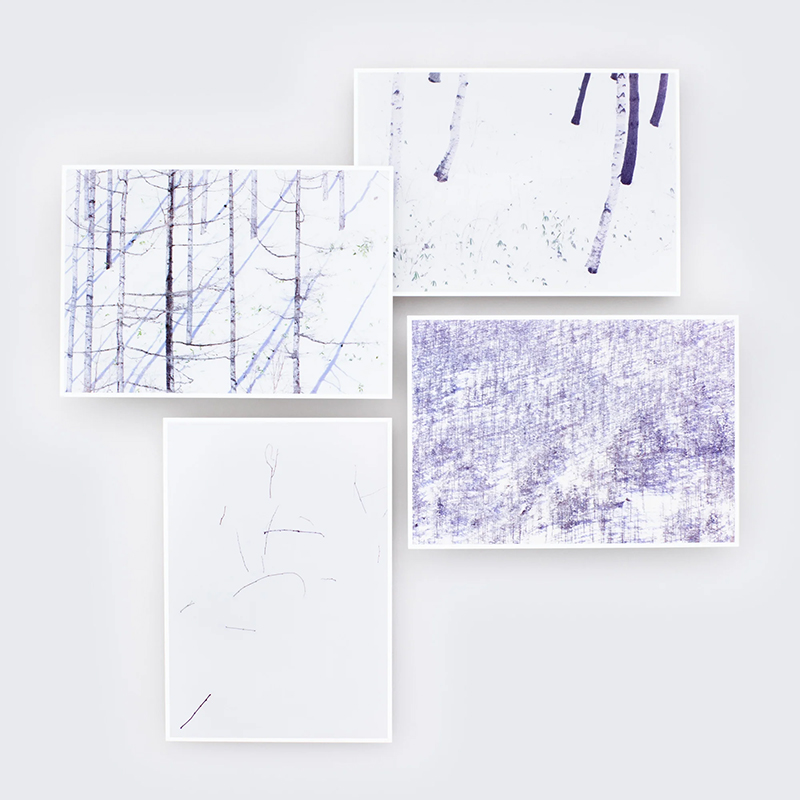 LOUIS VUITTON FOREST B postcard